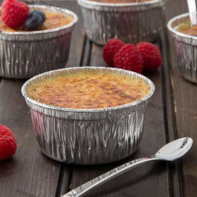 disposable small aluminum foil cup 4oz.foil utility baking cup for making mini cakes