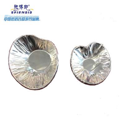 disposable  large/small clamp shell aluminum foil tray for barbecue