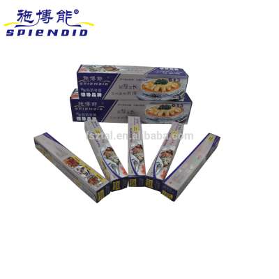 disposable foil paper roll for BBQ food wrapping aluminum tin foil