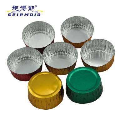 colorful golden muffin disposable mini loaf baking aluminum foil cup